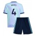 Maillot de foot Arsenal Ben White #4 Troisième vêtements enfant 2024-25 Manches Courtes (+ pantalon court)